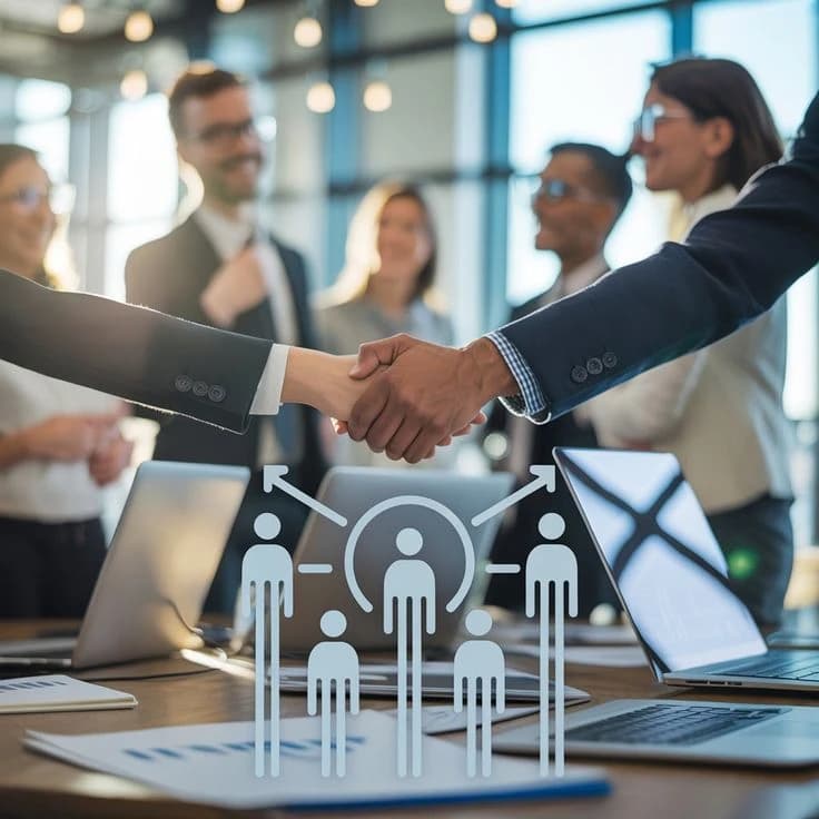 Business consultation meeting